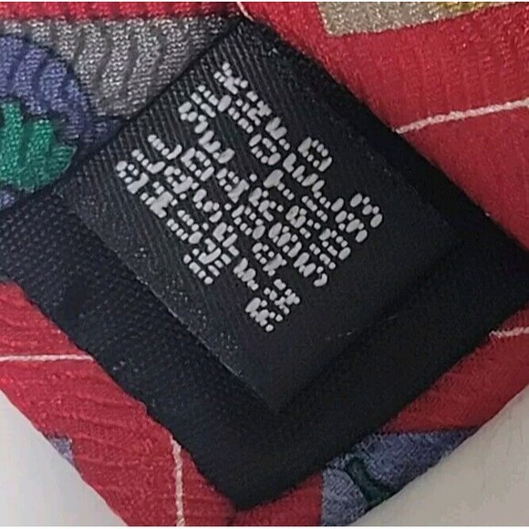 Holidays By MMG Mens Tie Christmas Snowman 57" Multicolor Silk Made in USA - Picture 7 of 7